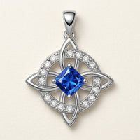 Mystical Birthstone Witches' Knot Necklace